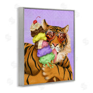 Shari Warren | Tiger with Ice Cream Cone