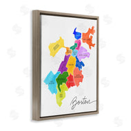 Stupell Studio | Colorful Boston MA Map