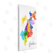 Stupell Studio | Colorful Boston MA Map