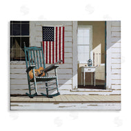 Zhen-Huan Lu | US Porch Rocker with Guitar