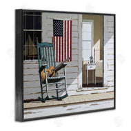 Zhen-Huan Lu | US Porch Rocker with Guitar