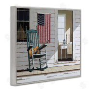 Zhen-Huan Lu | US Porch Rocker with Guitar