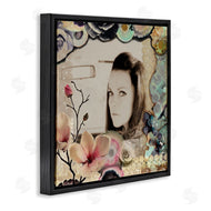 Third & Wall Studios | Girl in Car Collaged Florals