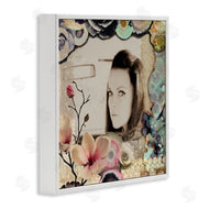 Third & Wall Studios | Girl in Car Collaged Florals