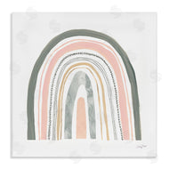 Courtney Prahl | Pink Abstract Pattern Rainbow