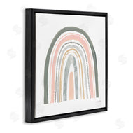 Courtney Prahl | Pink Abstract Pattern Rainbow