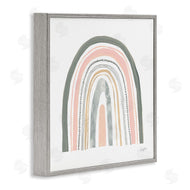 Courtney Prahl | Pink Abstract Pattern Rainbow