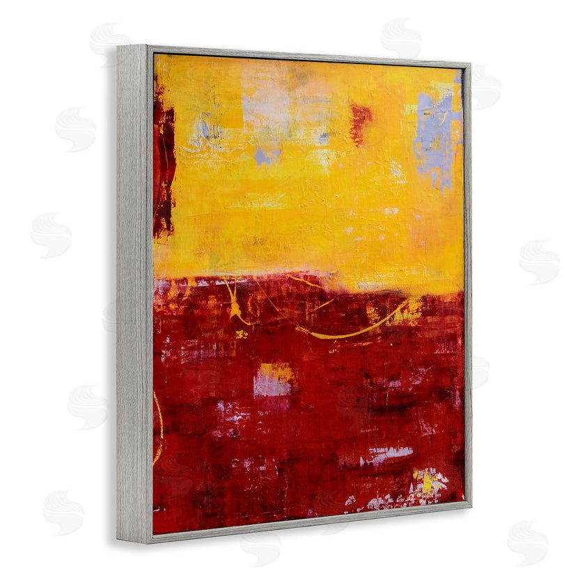 Erin Ashley | Red Yellow Block Horizon Line