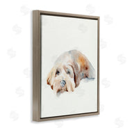 Jennifer Paxton Parker | Scruffy Dog Laying Down Painting
