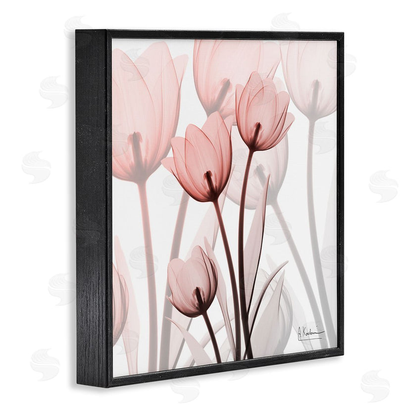 Albert Koetsier | Red Floral Silhouettes Modern Photograph