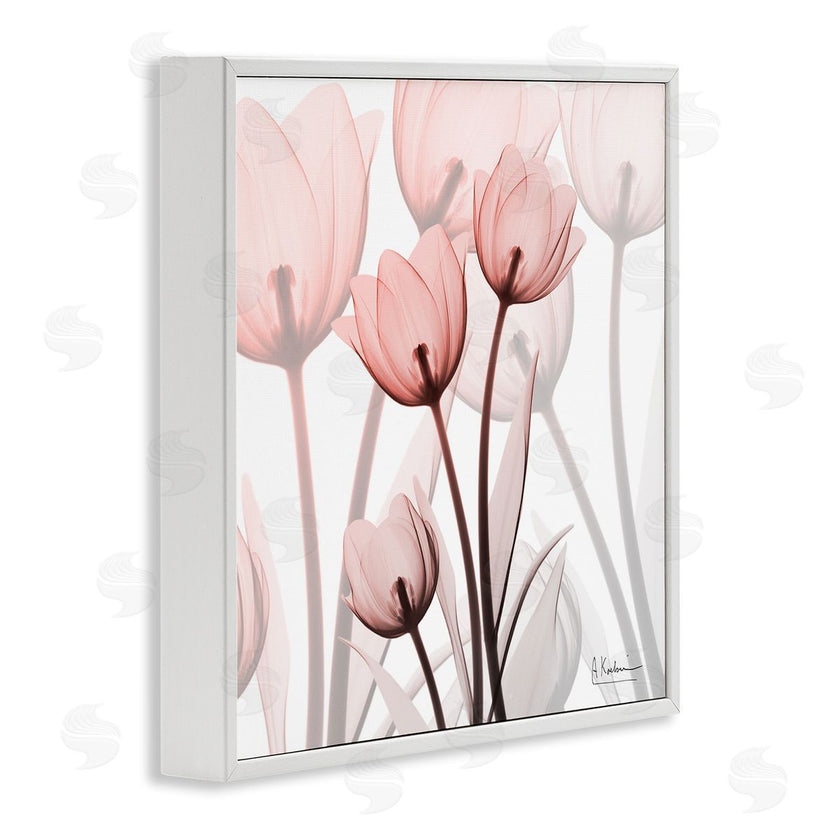 Albert Koetsier | Red Floral Silhouettes Modern Photograph