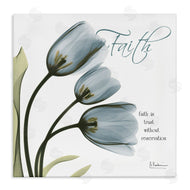 Albert Koetsier | Tulip Silhouettes with Faith Quote