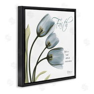 Albert Koetsier | Tulip Silhouettes with Faith Quote