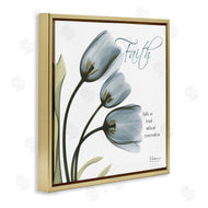 Albert Koetsier | Tulip Silhouettes with Faith Quote