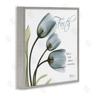 Albert Koetsier | Tulip Silhouettes with Faith Quote