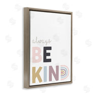 Angela Nickeas | Always Be Kind Rainbow Typography