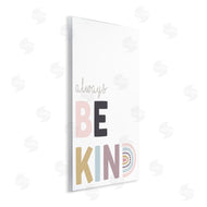 Angela Nickeas | Always Be Kind Rainbow Typography