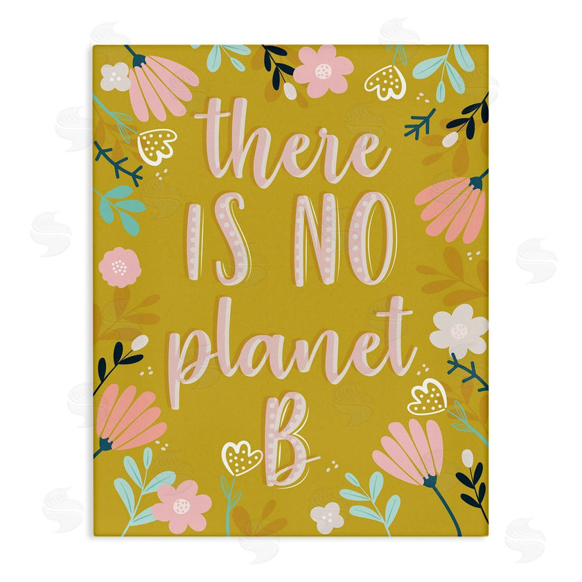 Angela Nickeas | No Planet B Floral Border Illustration