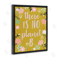 Angela Nickeas | No Planet B Floral Border Illustration