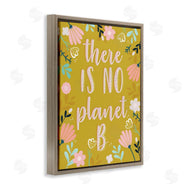 Angela Nickeas | No Planet B Floral Border Illustration