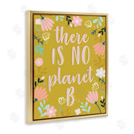 Angela Nickeas | No Planet B Floral Border Illustration