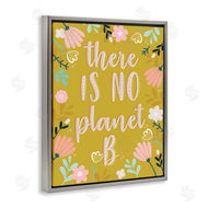 Angela Nickeas | No Planet B Floral Border Illustration