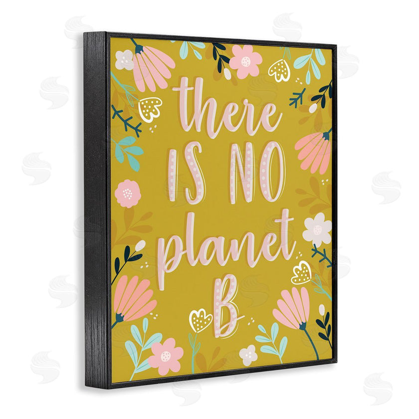 Angela Nickeas | No Planet B Floral Border Illustration