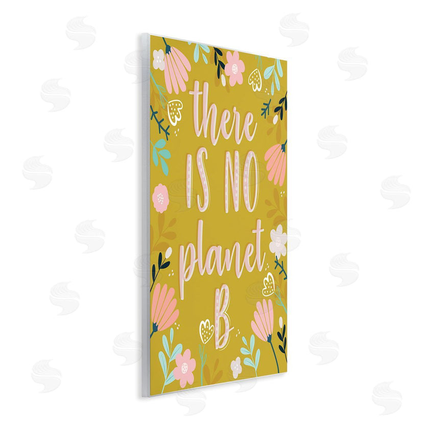 Angela Nickeas | No Planet B Floral Border Illustration