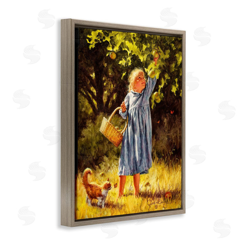 Jim Daly | Country Girl Reaching for Apple