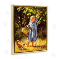 Jim Daly | Country Girl Reaching for Apple