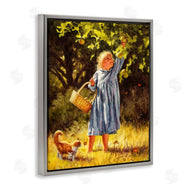 Jim Daly | Country Girl Reaching for Apple