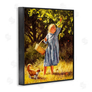 Jim Daly | Country Girl Reaching for Apple