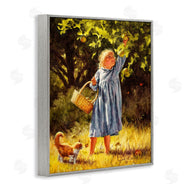 Jim Daly | Country Girl Reaching for Apple
