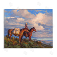 Chad Poppleton | Cowboy with Horses Countryside