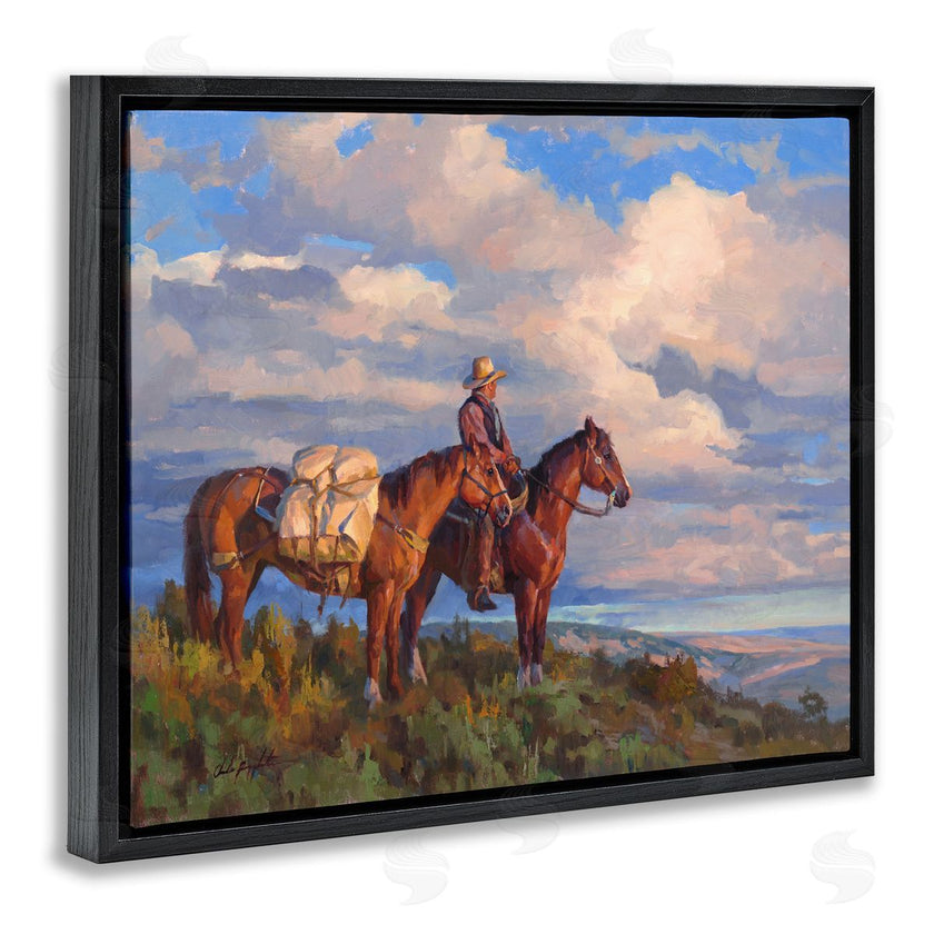 Chad Poppleton | Cowboy with Horses Countryside