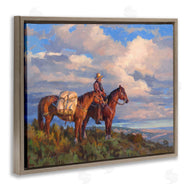 Chad Poppleton | Cowboy with Horses Countryside