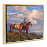 Chad Poppleton | Cowboy with Horses Countryside