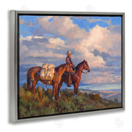 Chad Poppleton | Cowboy with Horses Countryside