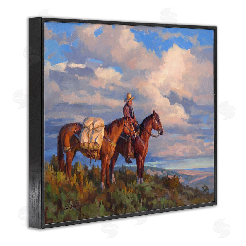 Chad Poppleton | Cowboy with Horses Countryside
