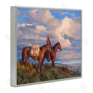 Chad Poppleton | Cowboy with Horses Countryside