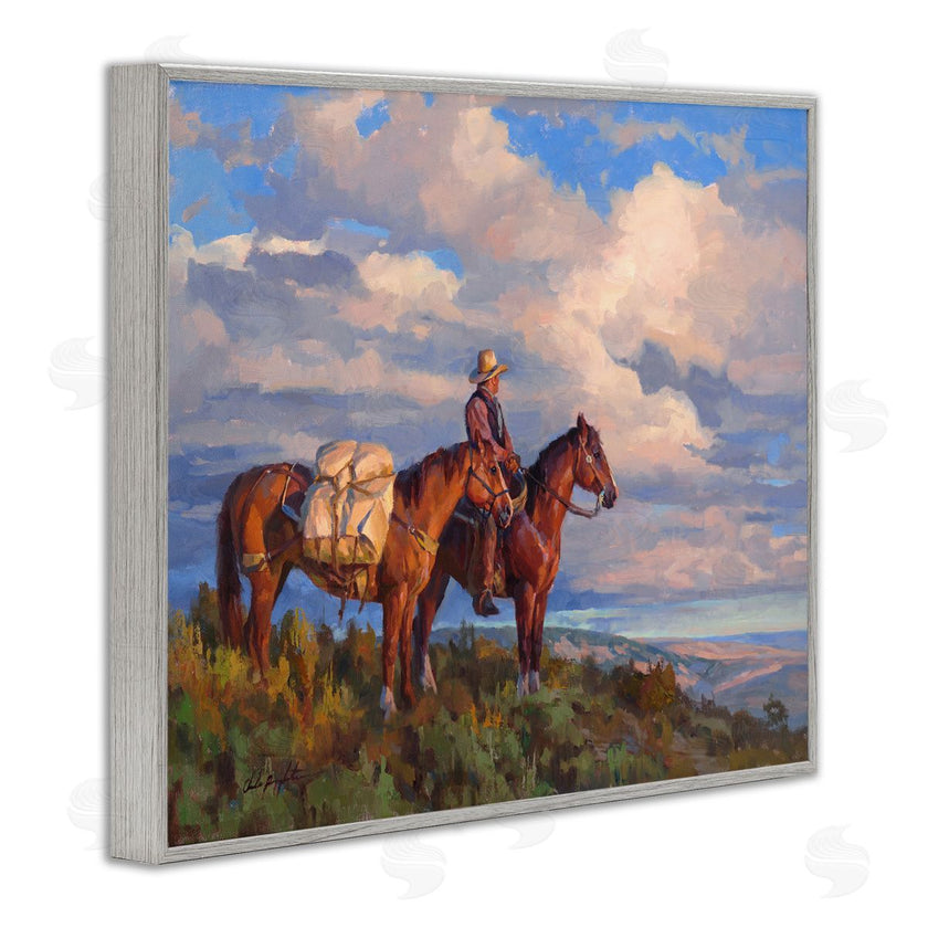Chad Poppleton | Cowboy with Horses Countryside