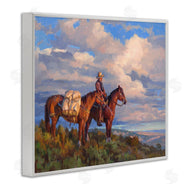 Chad Poppleton | Cowboy with Horses Countryside