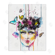 Elisaveta Stoilova | Abstract Female Butterfly Portrait