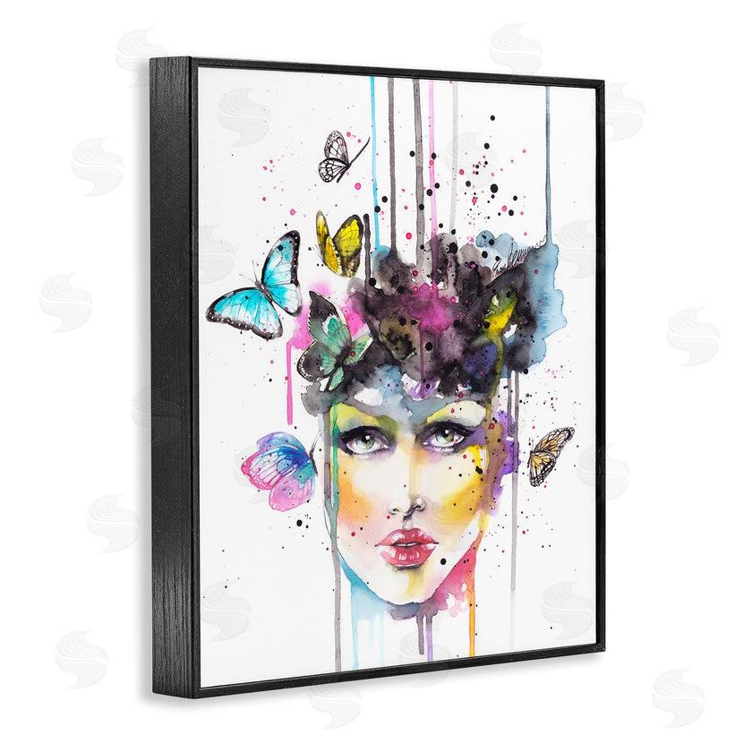 Elisaveta Stoilova | Abstract Female Butterfly Portrait