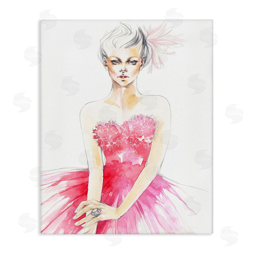 Elisaveta Stoilova | Female Pink Watercolor Dress
