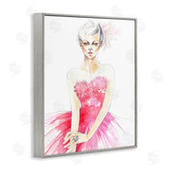 Elisaveta Stoilova | Female Pink Watercolor Dress