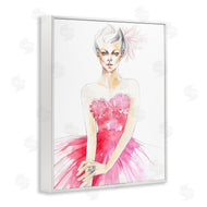 Elisaveta Stoilova | Female Pink Watercolor Dress