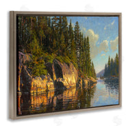 Bruce Miller | Sunrise Reflective River Painting