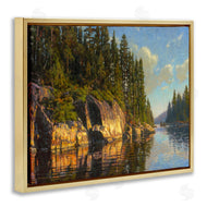 Bruce Miller | Sunrise Reflective River Painting