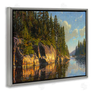 Bruce Miller | Sunrise Reflective River Painting